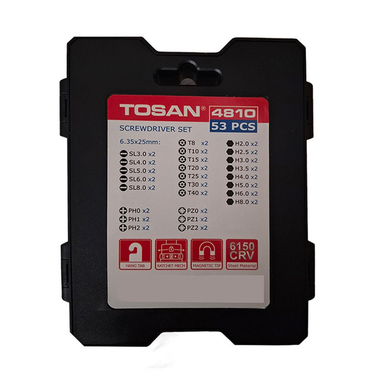 پیچگوشتی توسن مدل 4810 مجموعه 53 عددی(ساخت چین)