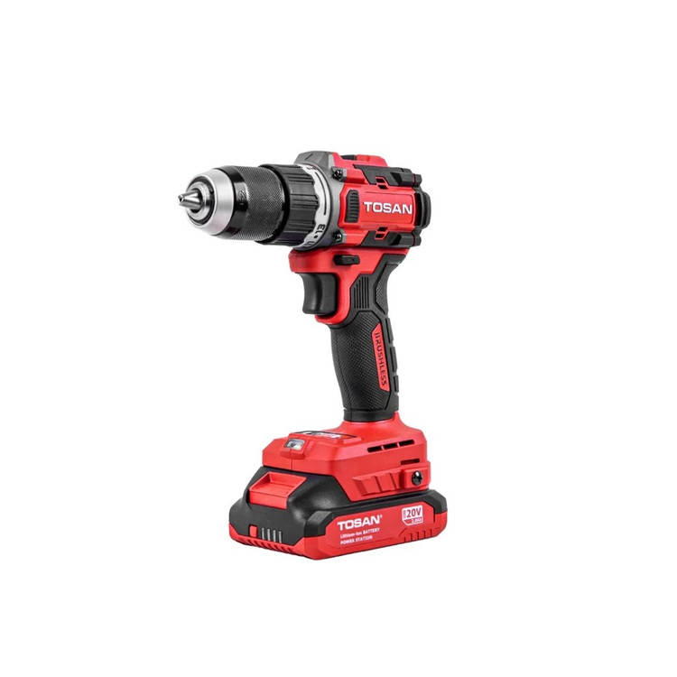 دریل پیچ گوشتی شارژی 20 ولت چکشی سری براش لس 9620BHS