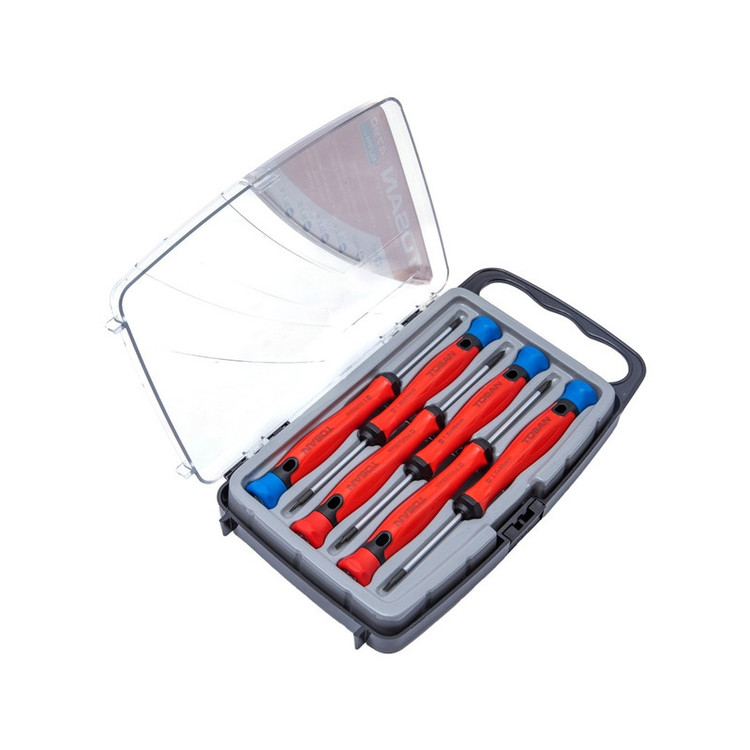 ست پیچ گوشتی ساعتی توسن مدل T4790 بسته 6 عددی